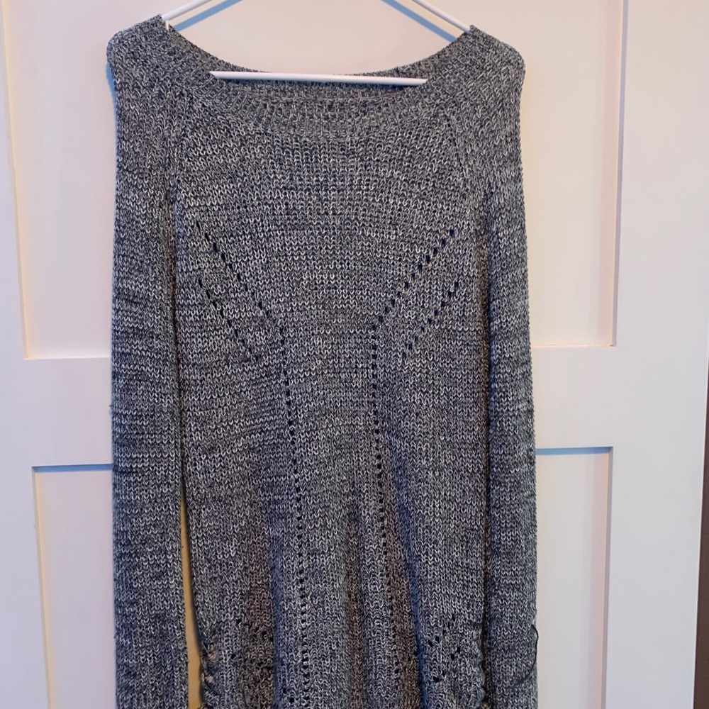 Gray sweater